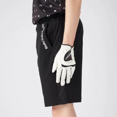 フィラ FILA　メンズ 8WAYストレッチ 接触冷感 サイドライン ショートパンツ 745-310 ブラック　2025年モデル 詳細3