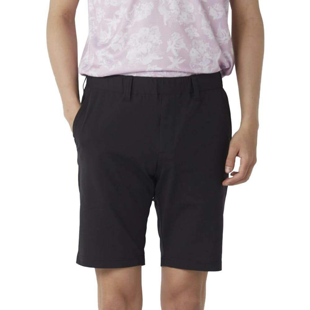 フィラ FILA　メンズ 遮熱 ロゴ刺繍 ストレッチ ショートパンツ 745-324-3 ブラック　2025年モデル