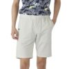 フィラ FILA　メンズ 遮熱 ロゴ刺繍 ストレッチ ショートパンツ 745-324-3 ライトグレー　2025年モデル