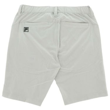 フィラ FILA　メンズ 遮熱 ロゴ刺繍 ストレッチ ショートパンツ 745-324-3 ライトグレー　2025年モデル 詳細2