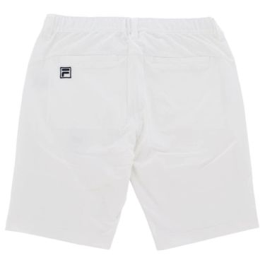 フィラ FILA　メンズ 遮熱 ロゴ刺繍 ストレッチ ショートパンツ 745-324-3 ホワイト　2025年モデル 詳細2