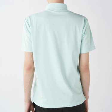 フィラ FILA　メンズ ロゴ刺繍 ストレッチ 半袖 ボタンダウン ポロシャツ 745-606 ライトブルー　2025年モデル 詳細2