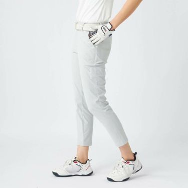 フィラ FILA　レディース 8WAYストレッチ 接触冷感 ロングパンツ 755-306 ライトグレー　2025年モデル 詳細3
