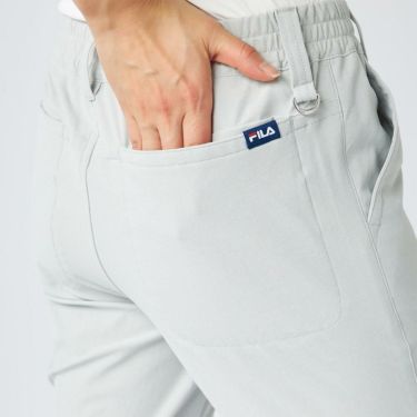 フィラ FILA　レディース 8WAYストレッチ 接触冷感 ロングパンツ 755-306 ライトグレー　2025年モデル 詳細5
