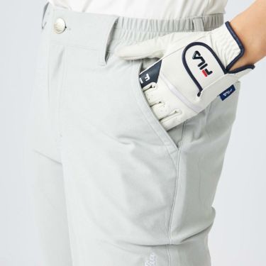 フィラ FILA　レディース 8WAYストレッチ 接触冷感 ロングパンツ 755-306 ライトグレー　2025年モデル 詳細6