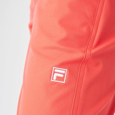 フィラ FILA　レディース 撥水 ロゴ刺繍 テーパード ロングパンツ 755-310 ピンク　2025年モデル 詳細8