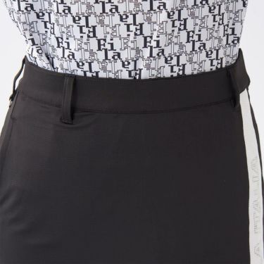 フィラ FILA　レディース 配色切替 部分メッシュ インナーパンツ付き スカート 755-343 ブラック　2025年モデル 詳細4