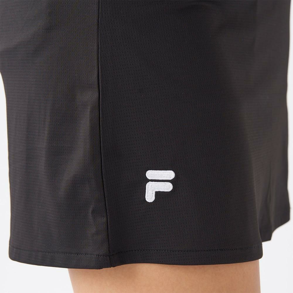フィラ FILA　レディース 配色切替 部分メッシュ インナーパンツ付き スカート 755-343 ブラック　2025年モデル 詳細8