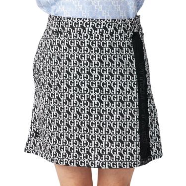 フィラ FILA　レディース 配色切替 部分メッシュ インナーパンツ付き スカート 755-343 ブラックプリント　2025年モデル