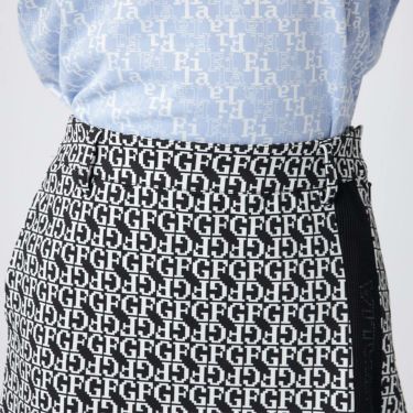 フィラ FILA　レディース 配色切替 部分メッシュ インナーパンツ付き スカート 755-343 ブラックプリント　2025年モデル 詳細4