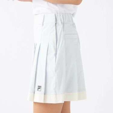フィラ FILA　レディース 撥水 8WAYストレッチ インナーパンツ一体型 プリーツ スカート 755-361 ライトブルー　2025年モデル 詳細3