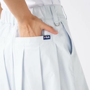 フィラ FILA　レディース 撥水 8WAYストレッチ インナーパンツ一体型 プリーツ スカート 755-361 ライトブルー　2025年モデル 詳細5
