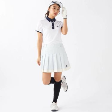 フィラ FILA　レディース 撥水 8WAYストレッチ インナーパンツ一体型 プリーツ スカート 755-361 ライトブルー　2025年モデル 詳細8