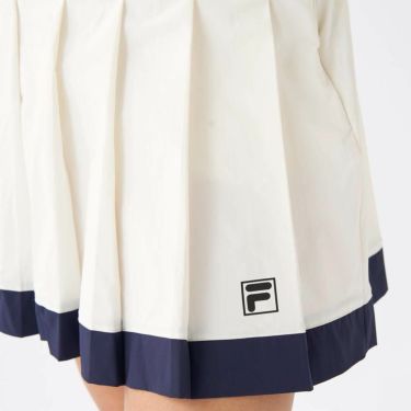 フィラ FILA　レディース 撥水 8WAYストレッチ インナーパンツ一体型 プリーツ スカート 755-361 ホワイト　2025年モデル 詳細7