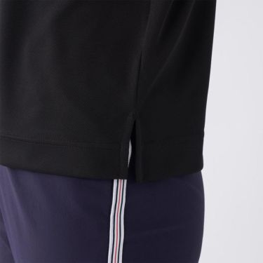 フィラ FILA　レディース ロゴデザイン ハート バックプリント 半袖 ポロシャツ 755-615 ブラック　2025年モデル 詳細6