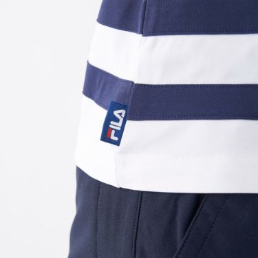 フィラ FILA　レディース ラインデザイン 半袖 ポロシャツ 755-662 ホワイト　2025年モデル 詳細5