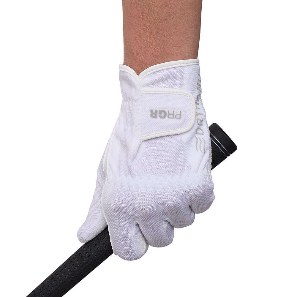 プロギア PRGR　DRY HAND ドライハンド　メンズ ゴルフグローブ DH-253 W ホワイト ホワイト（W）