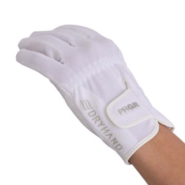 プロギア PRGR　DRY HAND ドライハンド　メンズ ゴルフグローブ DH-253 W ホワイト ホワイト（W） 詳細4