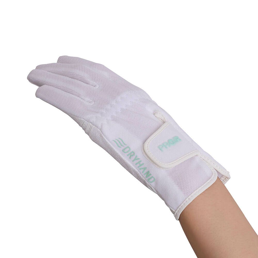 プロギア PRGR　DRY HAND ドライハンド　レディース 両手用 ゴルフグローブ DH-253LW W ホワイト ホワイト（W） 詳細4