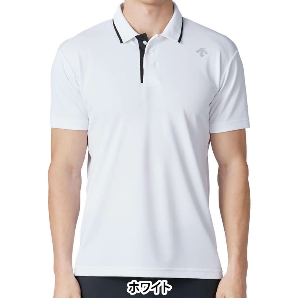 デサントゴルフ DESCENTE GOLF　メンズ 鹿の子 半袖 ポロシャツ DG5SHS25M　2025年モデル 詳細2