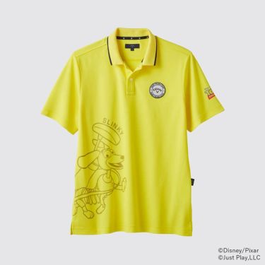 キャロウェイ Callaway　トイ・ストーリー キャロウェイコレクション ワンポイント 半袖 ポロシャツ C25134130 1062 イエロー　2025年モデル