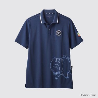キャロウェイ Callaway　トイ・ストーリー キャロウェイコレクション ワンポイント 半袖 ポロシャツ C25134130 1120 ネイビー　2025年モデル