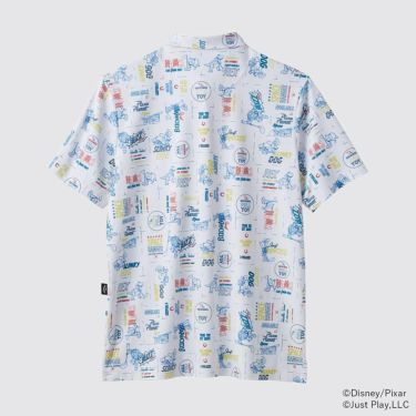 キャロウェイ Callaway　トイ・ストーリー キャロウェイコレクション 総柄 半袖 ポロシャツ C25134131 1031 ホワイト　2025年モデル 詳細2