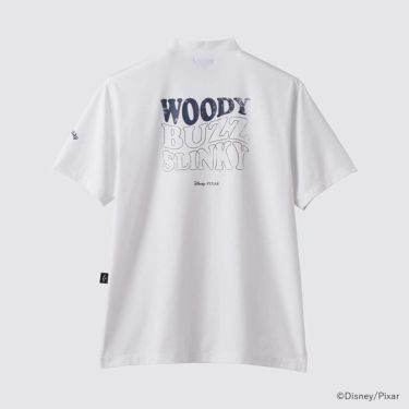 キャロウェイ Callaway　トイ・ストーリー キャロウェイコレクション バックプリント 半袖 モックシャツ C25134132 1030 ホワイト　2025年モデル 詳細2