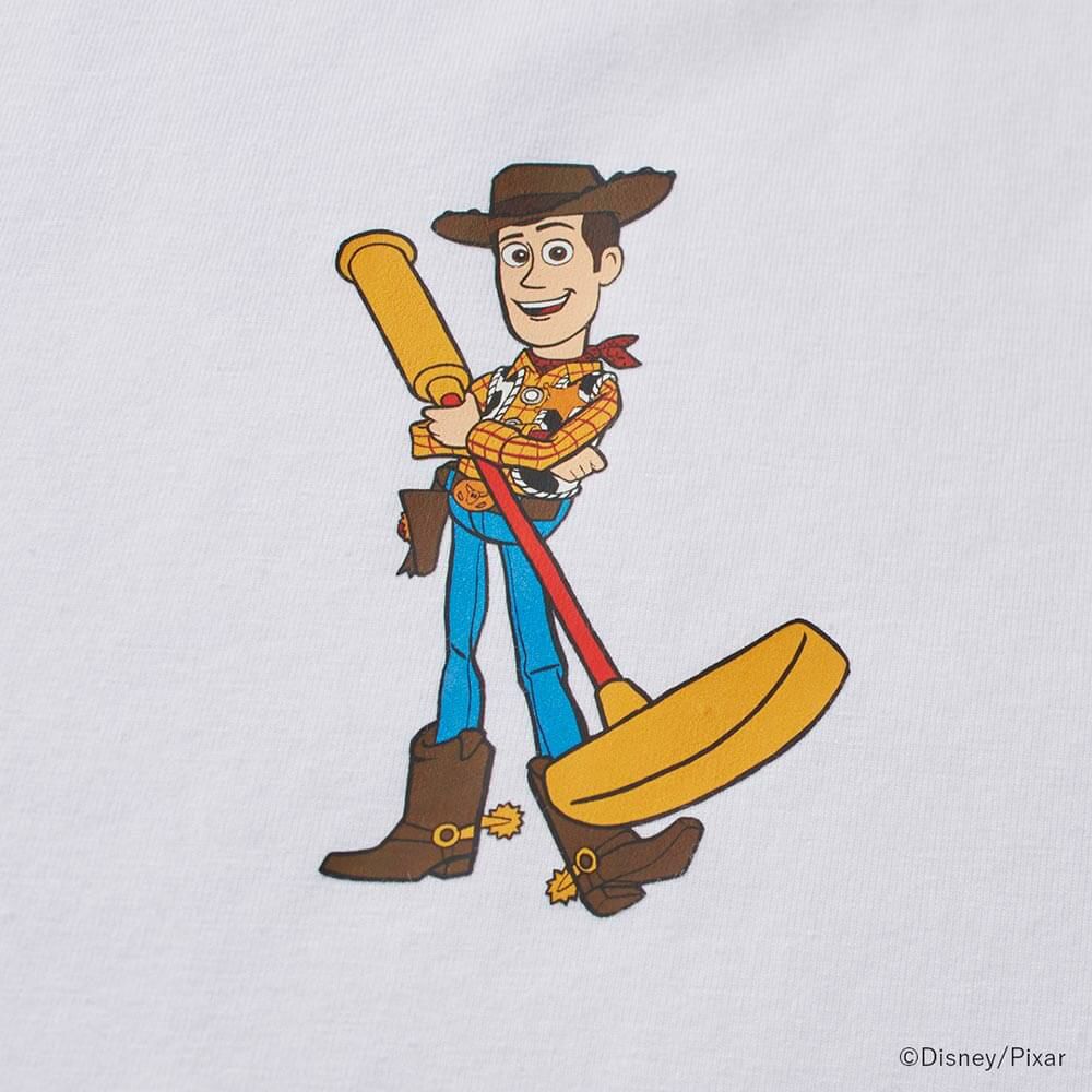 キャロウェイ Callaway　トイ・ストーリー キャロウェイコレクション バックプリント 半袖 モックシャツ C25134132 1030 ホワイト　2025年モデル 詳細3