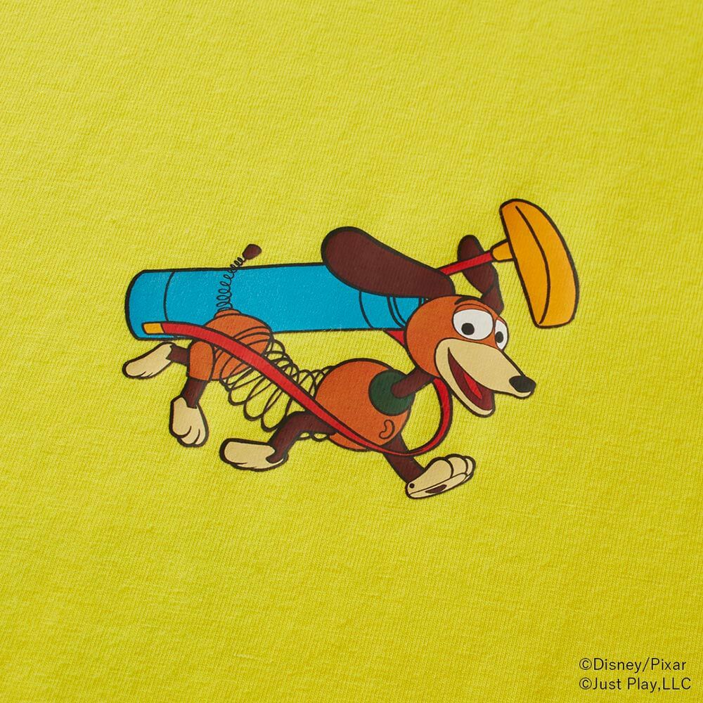 キャロウェイ Callaway　トイ・ストーリー キャロウェイコレクション バックプリント 半袖 モックシャツ C25134132 1062 イエロー　2025年モデル 詳細3
