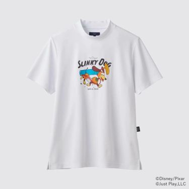 キャロウェイ Callaway　トイ・ストーリー キャロウェイコレクション 半袖 モックシャツ C25134133 1030 ホワイト　2025年モデル