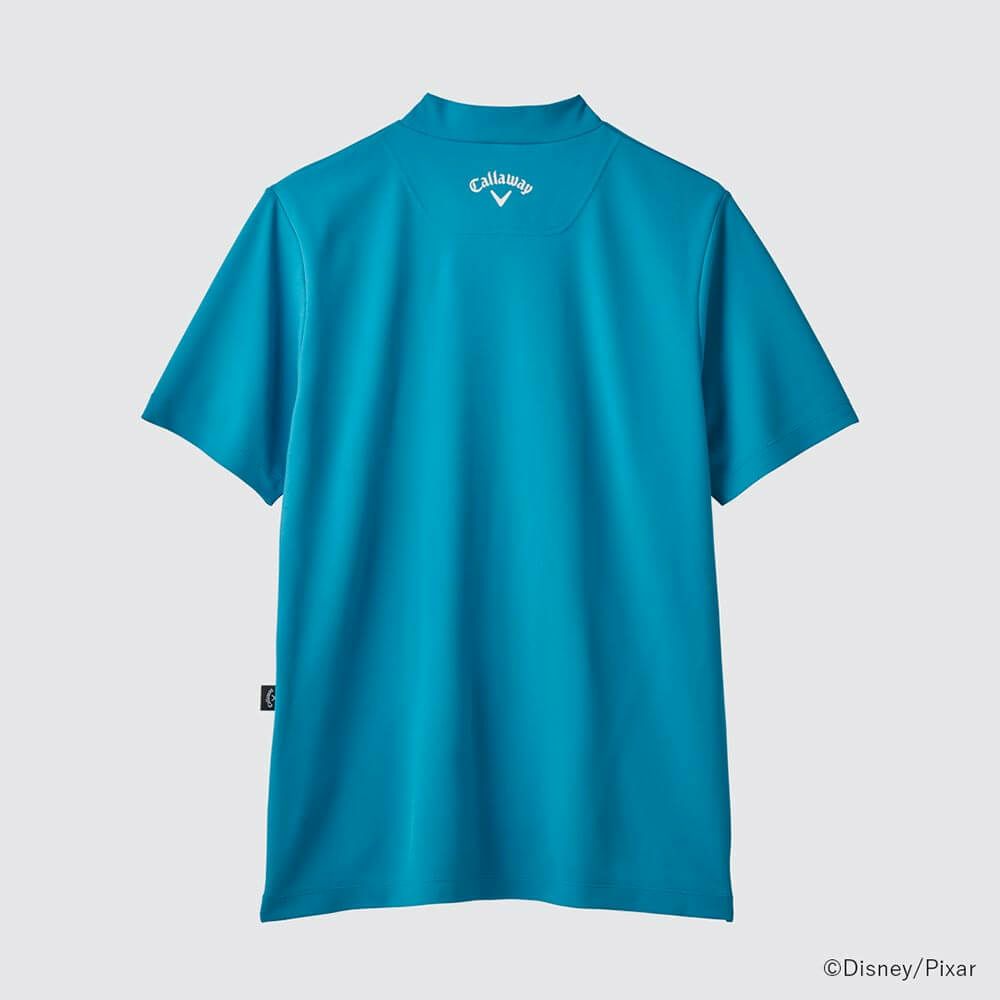 キャロウェイ Callaway　トイ・ストーリー キャロウェイコレクション 半袖 モックシャツ C25134133 1112 ブルー　2025年モデル 詳細2
