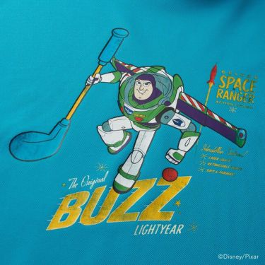 キャロウェイ Callaway　トイ・ストーリー キャロウェイコレクション 半袖 モックシャツ C25134133 1112 ブルー　2025年モデル 詳細3