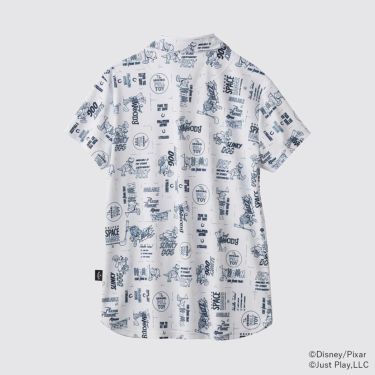 キャロウェイ Callaway　レディース トイ・ストーリー キャロウェイコレクション 総柄 半袖 ポロシャツ C25134231 1030 ホワイト　2025年モデル 詳細2