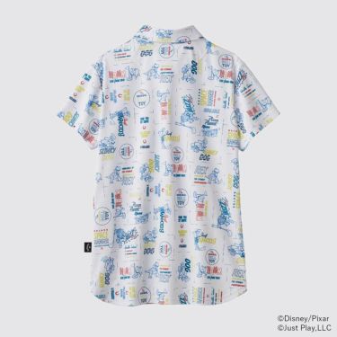 キャロウェイ Callaway　レディース トイ・ストーリー キャロウェイコレクション 総柄 半袖 ポロシャツ C25134231 1031 ホワイト　2025年モデル 詳細2