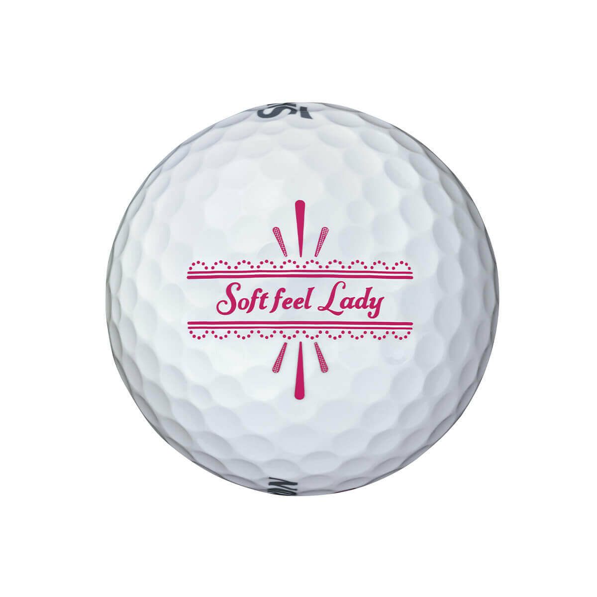 スリクソン　ソフトフィール レディ 2025年モデル　ゴルフボール　1ダース（12球入り）　ホワイト 詳細5