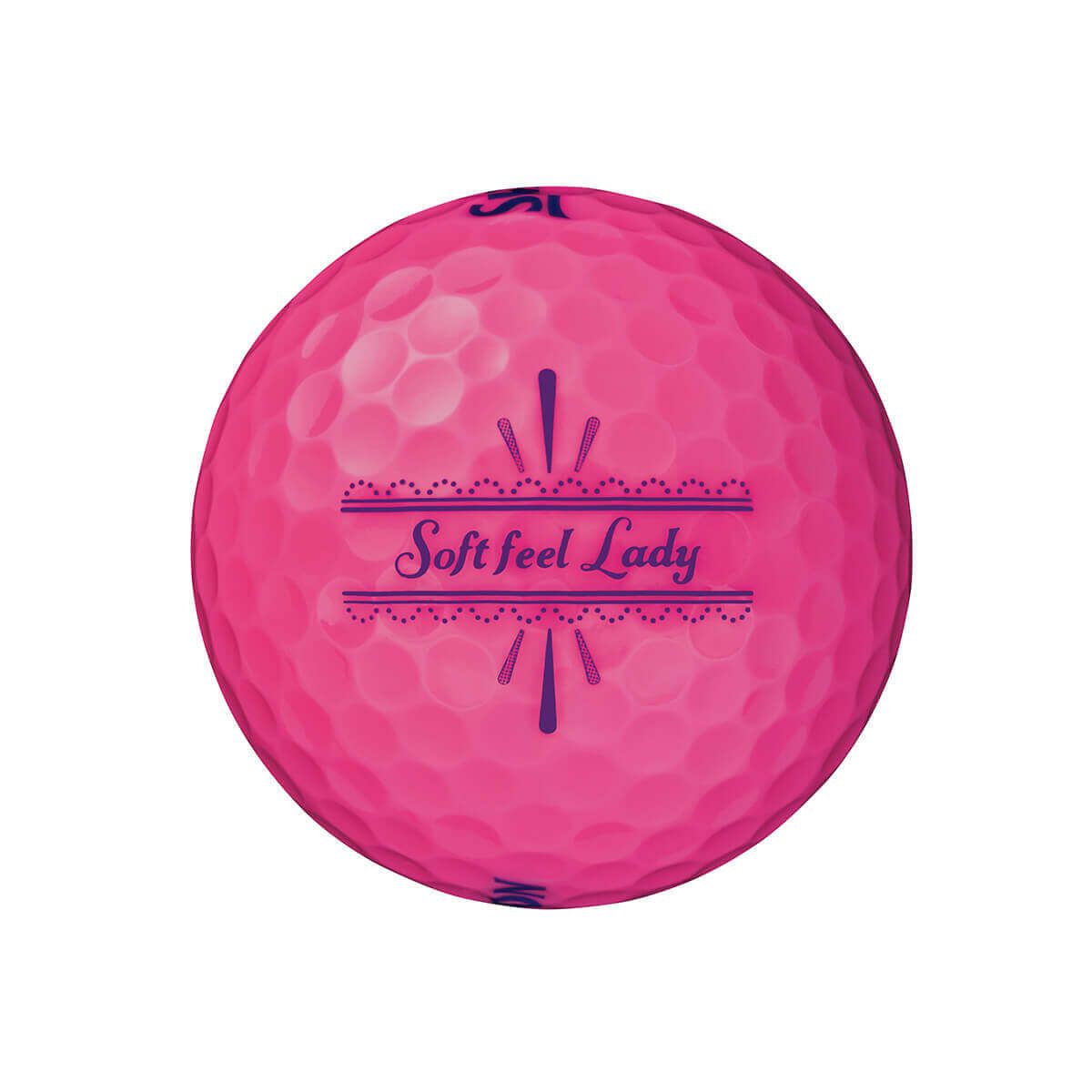 スリクソン　ソフトフィール レディ 2025年モデル　ゴルフボール　1ダース（12球入り）　パッションピンク 詳細5