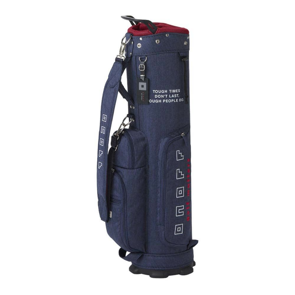 ONOFF オノフ　MOKU SERIES 杢調シリーズ キャディバッグ OB1225 04 ネイビー ネイビー（04）