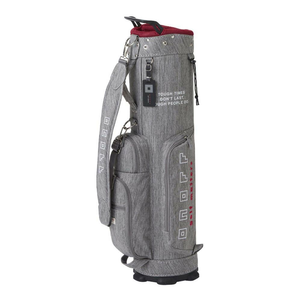 ONOFF オノフ　MOKU SERIES 杢調シリーズ キャディバッグ OB1225 88 アッシュグレー アッシュグレー（88）