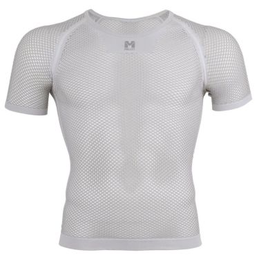 ミレー MILLET　スキーウェア ドライナミック メッシュ ショートスリーブ DRYNAMIC MESH SS MIV01566 2025-2026 LIGHT GREY