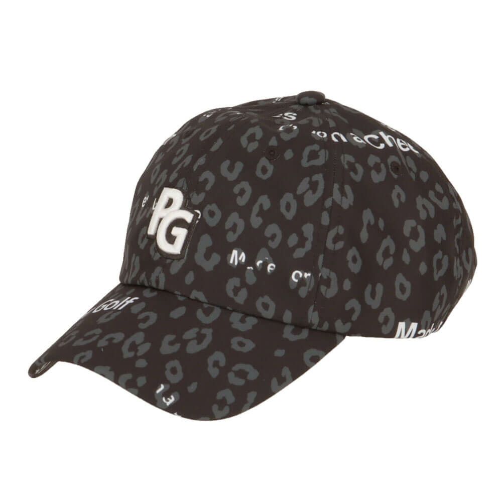 パーリーゲイツ PEARLY GATES　ヒョウ柄プリントUVキャップ 053-5287607 121 ネイビー　2025年モデル ネイビー