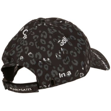 パーリーゲイツ PEARLY GATES　ヒョウ柄プリントUVキャップ 053-5287607 121 ネイビー　2025年モデル 詳細1