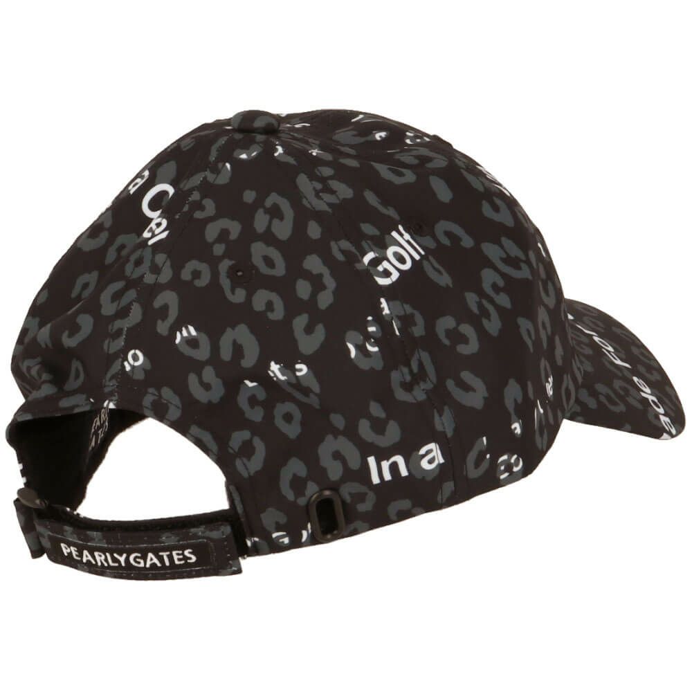 パーリーゲイツ PEARLY GATES　ヒョウ柄プリントUVキャップ 053-5287607 121 ネイビー　2025年モデル 詳細1