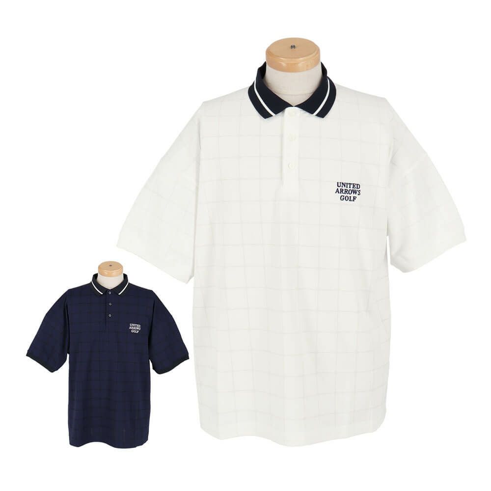 ユナイテッドアローズゴルフ メンズ ニット 生地切替 ジョガーパンツ