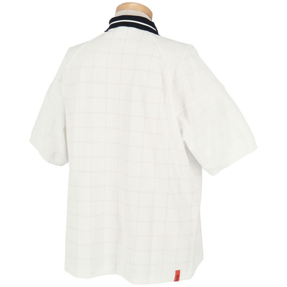 ユナイテッドアローズゴルフ　メンズ プレイド ジャガード 半袖 ポロシャツ 6017-699-0113　2025年モデル 詳細2