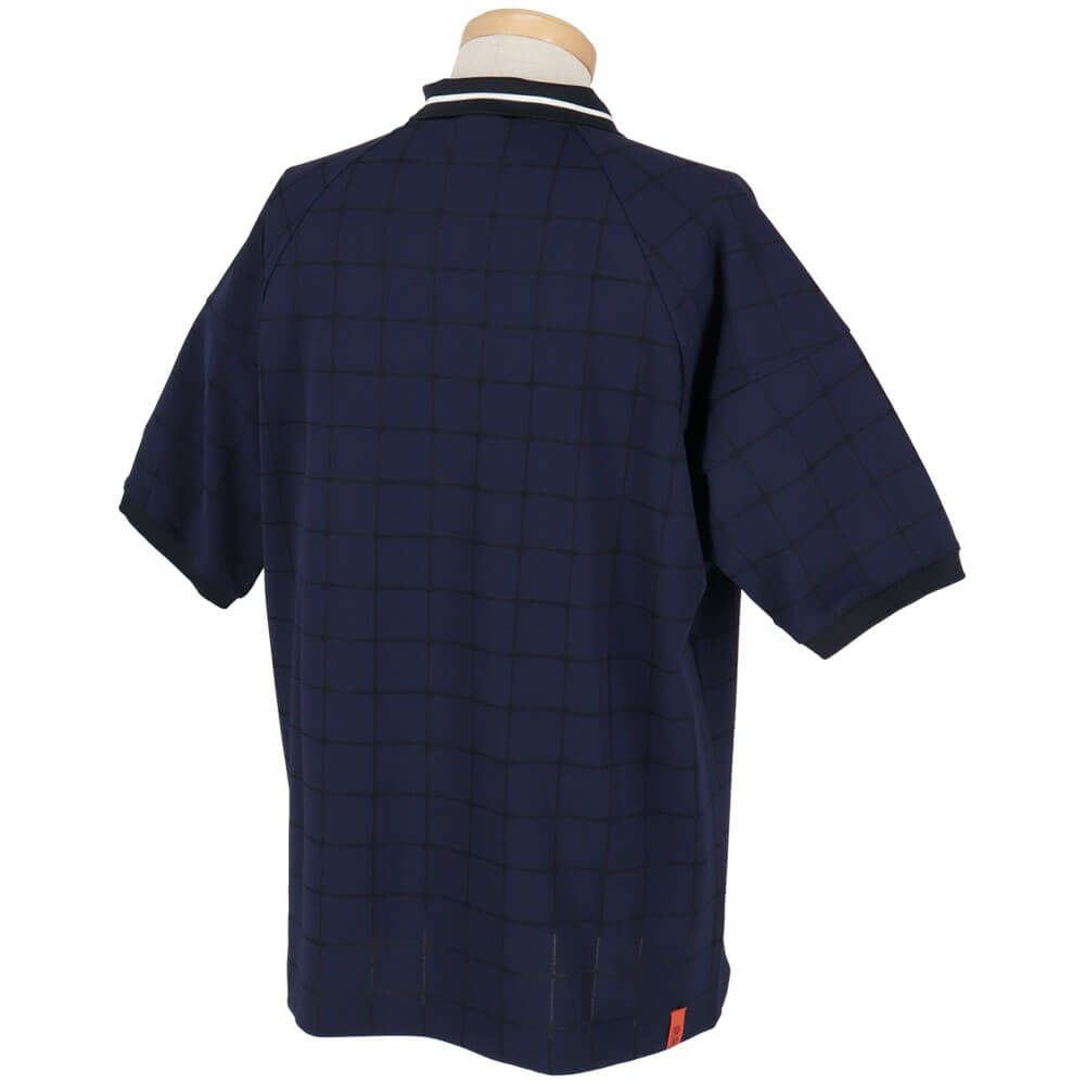 ユナイテッドアローズゴルフ　メンズ プレイド ジャガード 半袖 ポロシャツ 6017-699-0113　2025年モデル 詳細4