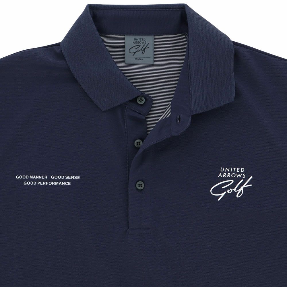 ユナイテッドアローズゴルフ　メンズ ロゴプリント スタンダード 半袖 ポロシャツ 6017-699-0109　2025年モデル 詳細4