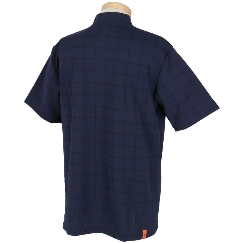 ユナイテッドアローズゴルフ　メンズ ロゴプリント ジャガード 半袖 モックネックシャツ 6017-699-0114　2025年モデル 詳細4