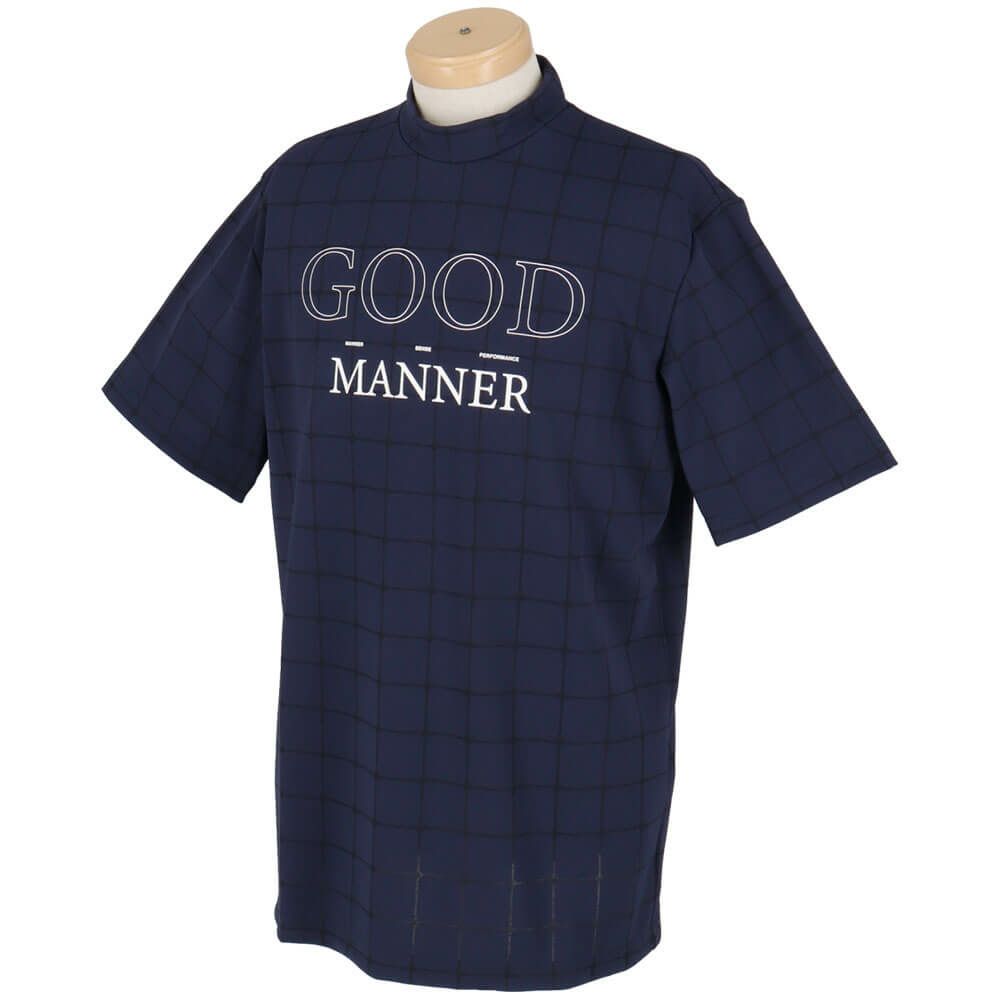 ユナイテッドアローズゴルフ　メンズ ロゴプリント ジャガード 半袖 モックネックシャツ 6017-699-0114　2025年モデル 詳細5