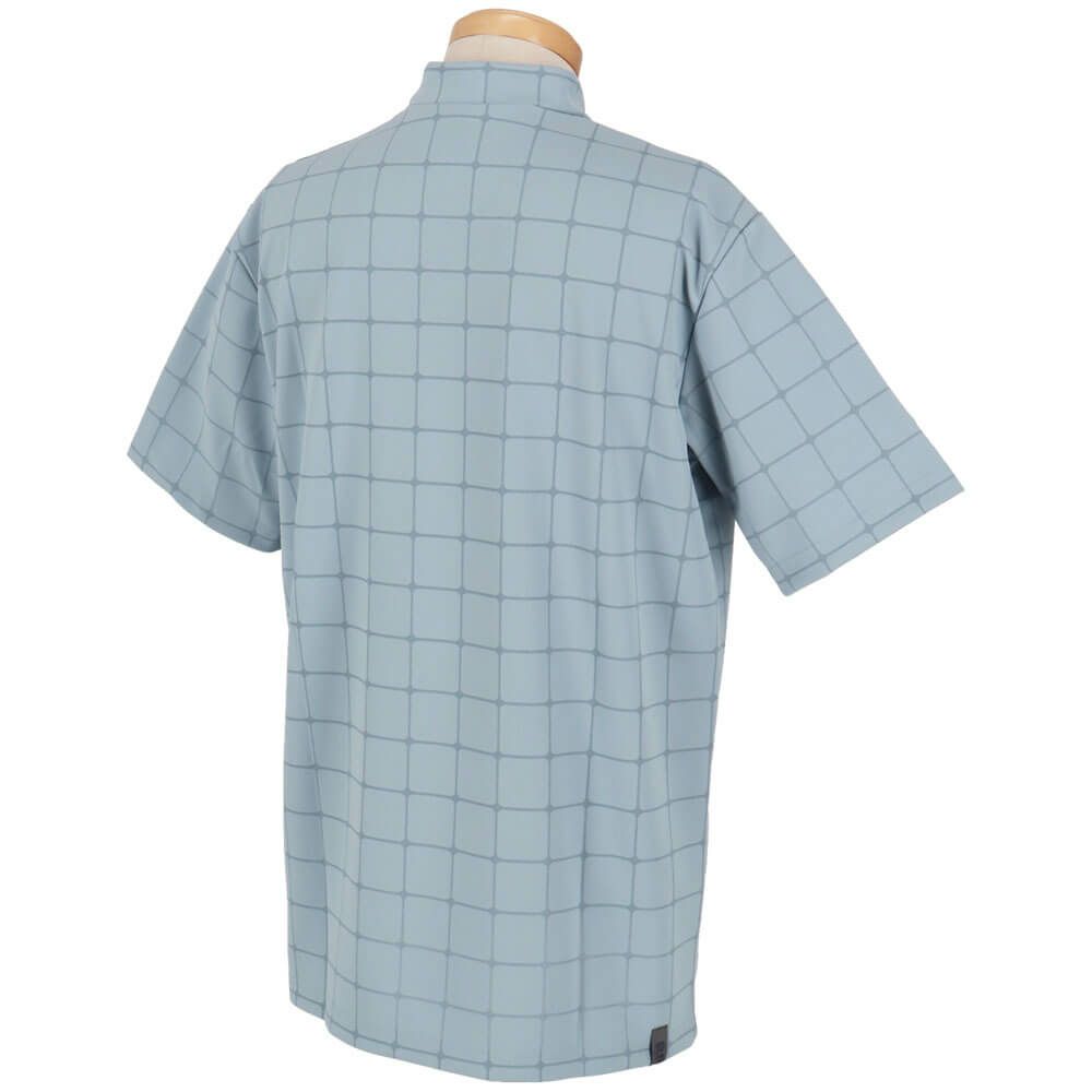 ユナイテッドアローズゴルフ　メンズ ロゴプリント ジャガード 半袖 モックネックシャツ 6017-699-0114　2025年モデル 詳細6